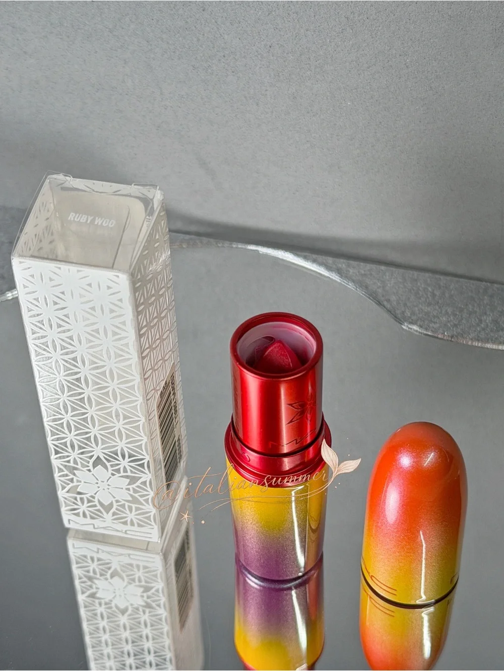 MAC Honor of Kings Limited Edition Lipstick Ruby Woo New In Box